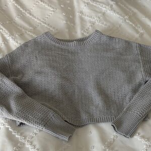 Abound Light Gray Women's Crew Neck Sweater